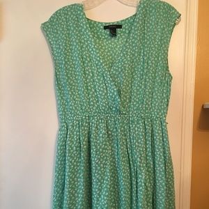 Mint green floral sundress